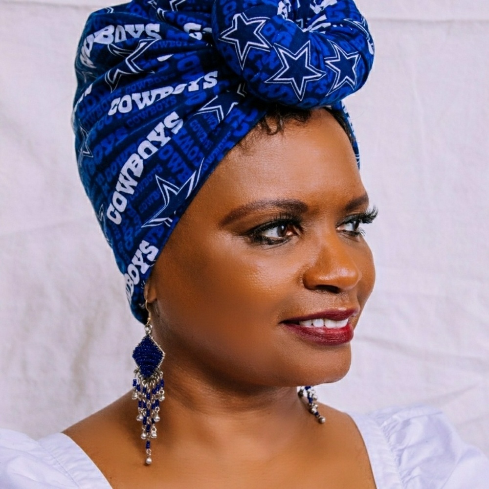 SOLD Pre-tied Headwrap